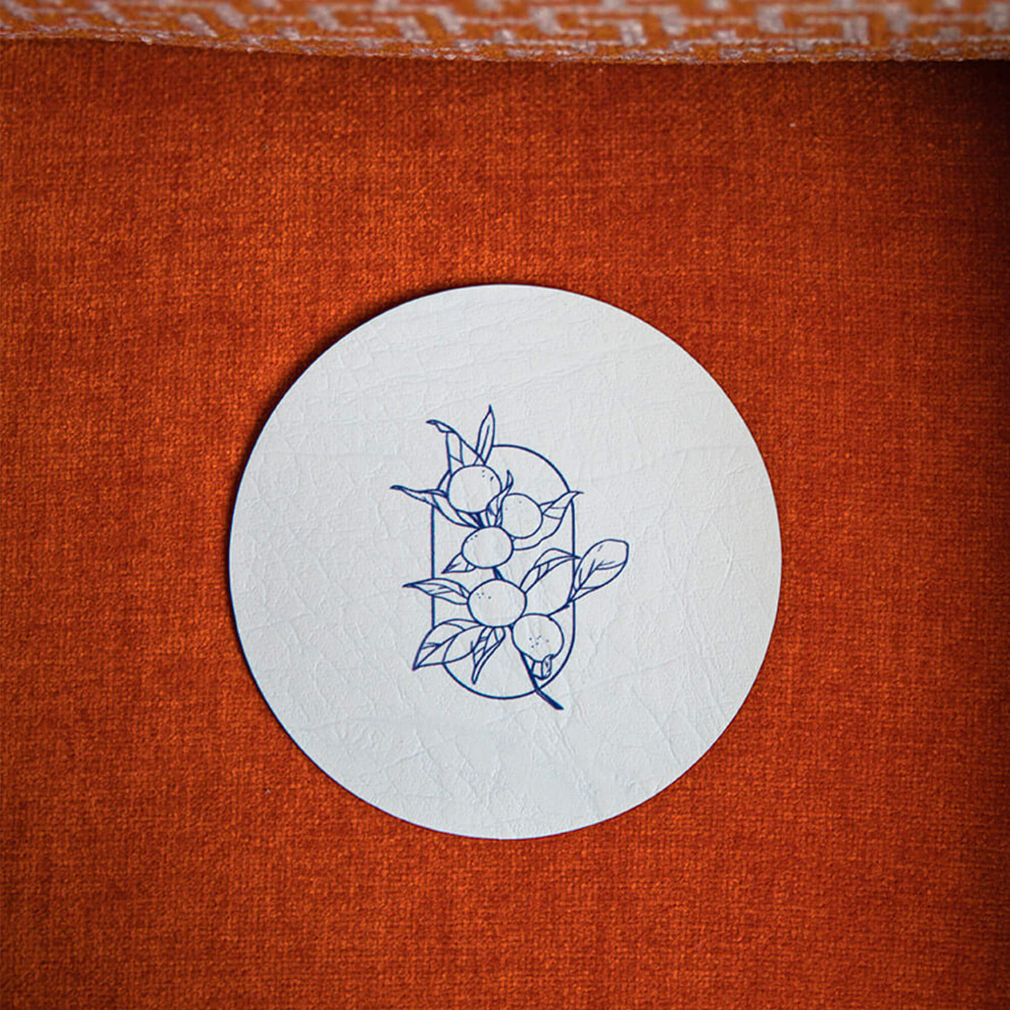 Dessous de verre en cuir artificiel