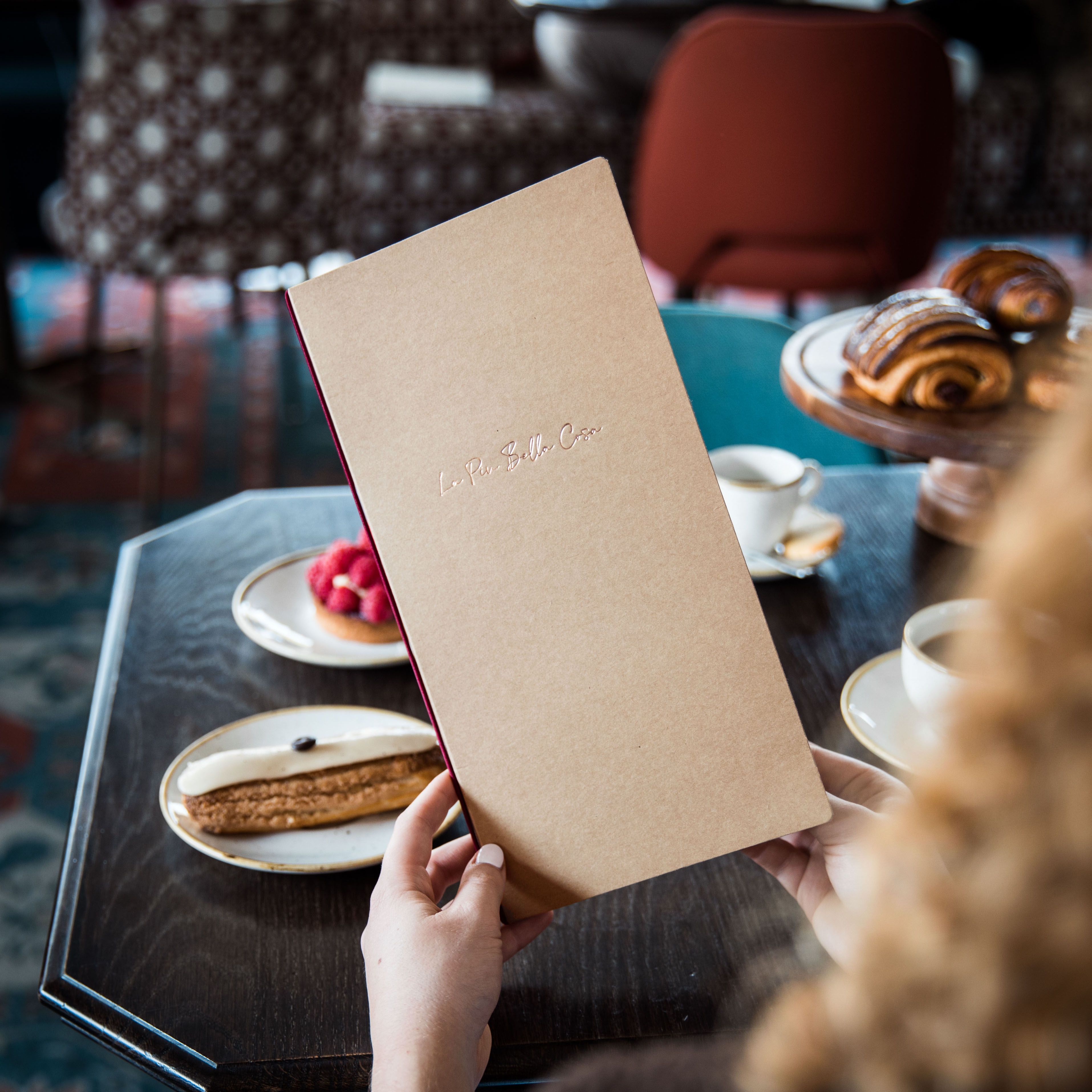 Protège-menu souple en carton kraft