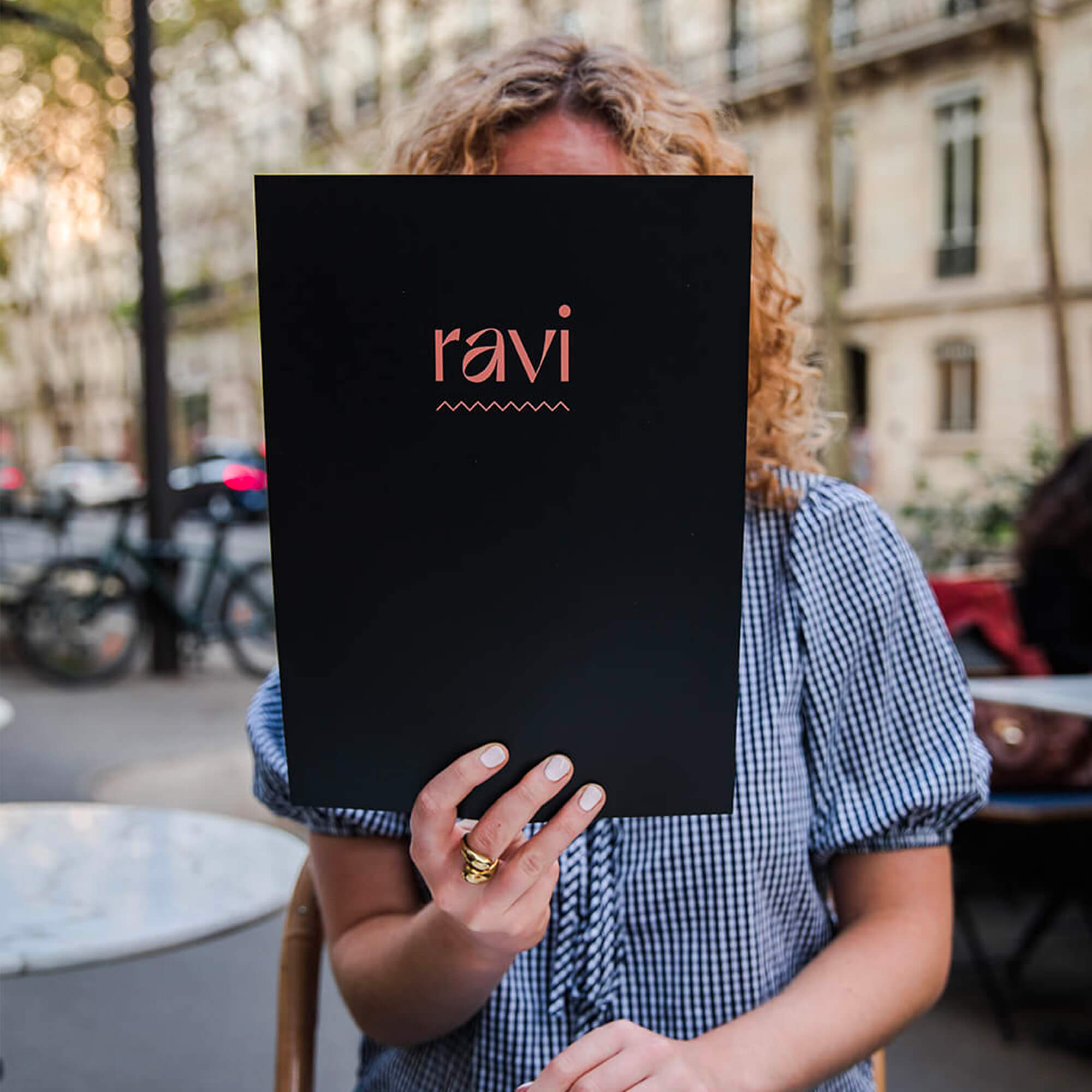 Protège-menu en plastique - Format planche