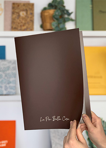 Protège-menu en plastique - Format livret