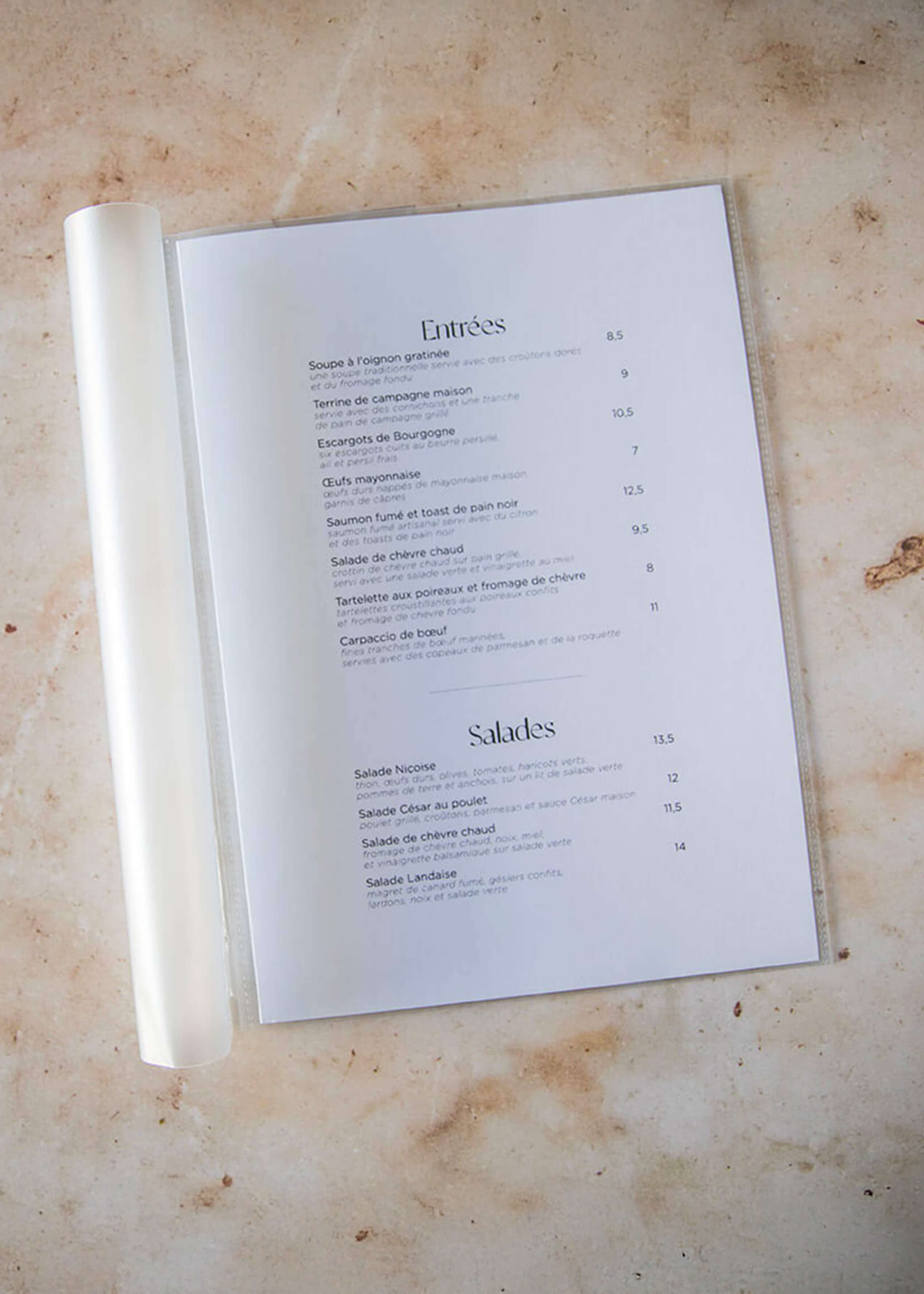 Pochettes plastiques souples A4