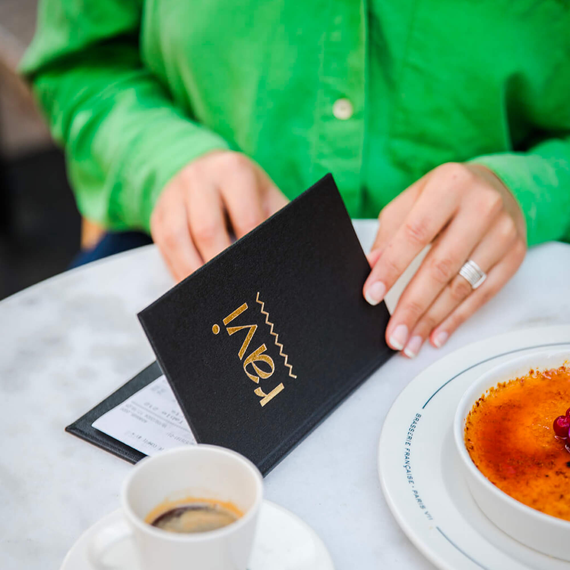 Porte-addition rigide en toile enduite