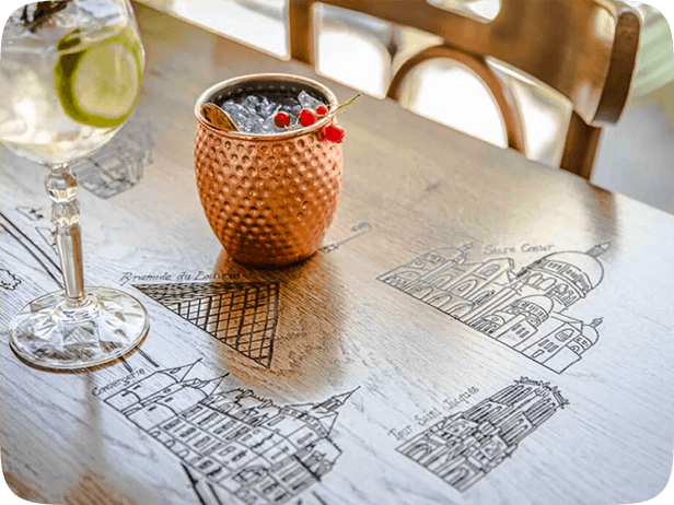 Des supports sur le thème de l’herbier